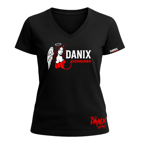Tshirt Mi-Ange Mi-Diablesse By [DANIX CENSORED]